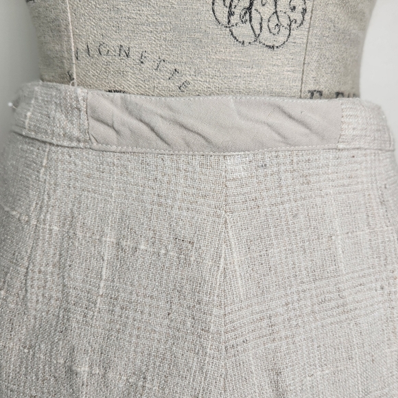 80s Tailored Linen Knit Pants - Picture 6 of 11
